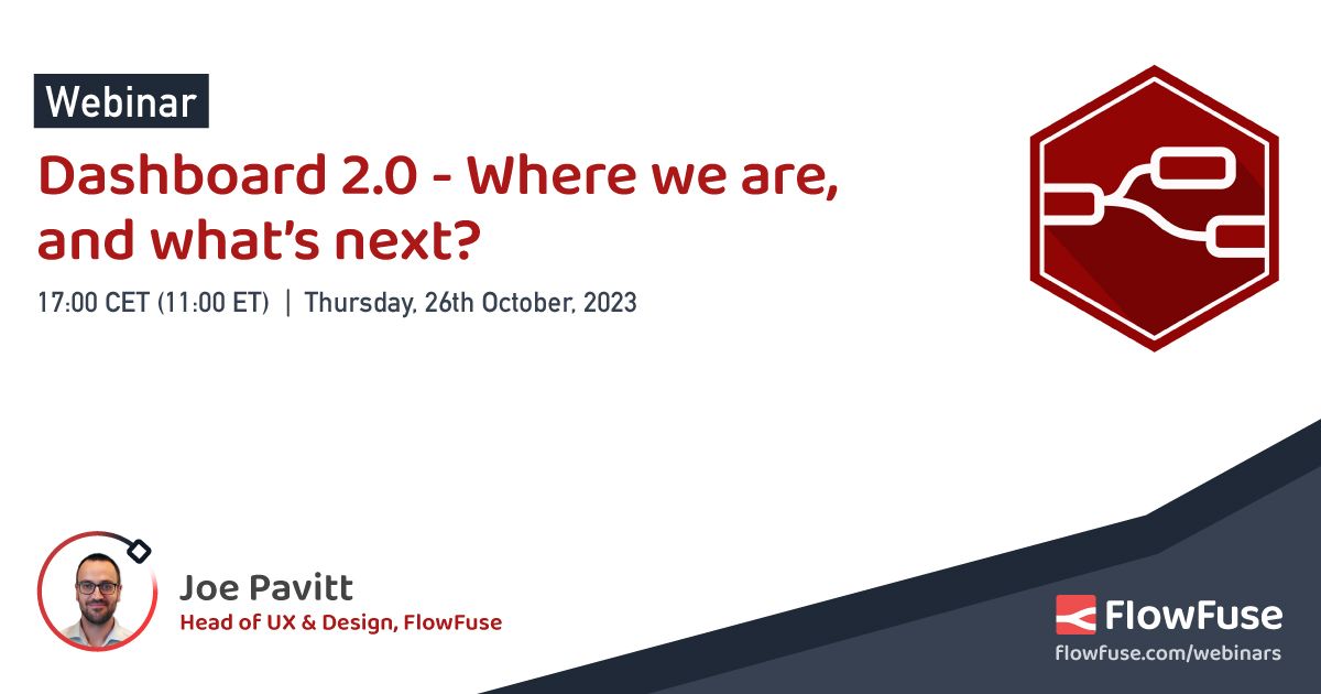Image representing Dashboard 2.0 - Where we are, and what’s next?